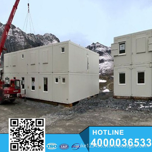 low cost beautiful flat pack container house for sale